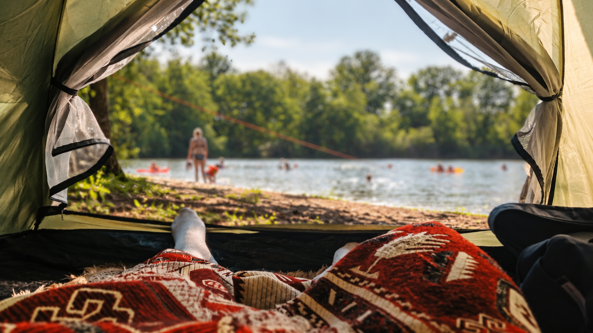 Tourismus-Camping